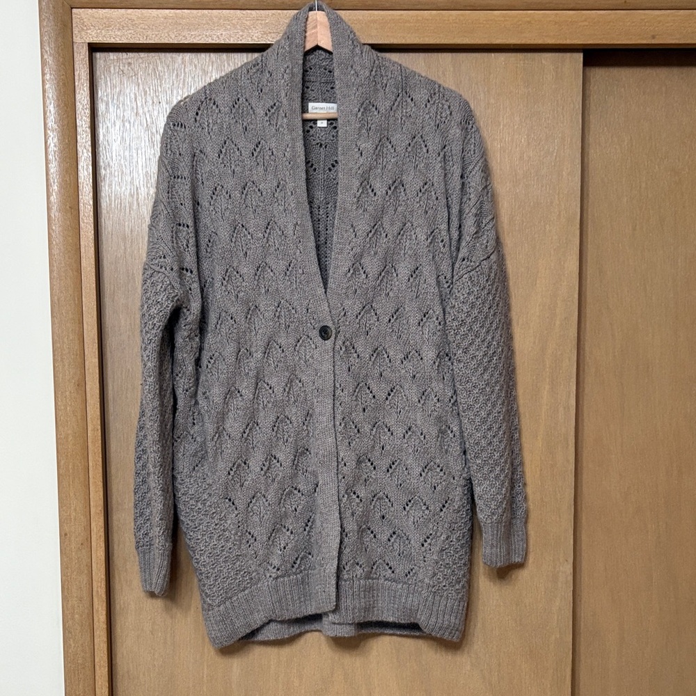 Garnet Hill Baby Alpaca Cardigan M
